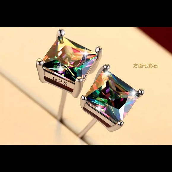 Earrings Silver Color Fashion For Party - Picture 2 of 3